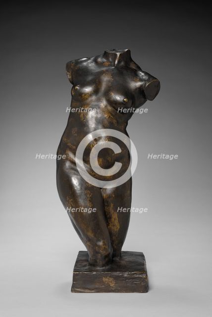 Torso, c. 1850 - 1899. Creator: Jules Dalou (French, 1838-1902).