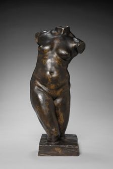 Torso, c. 1850 - 1899. Creator: Jules Dalou (French, 1838-1902)