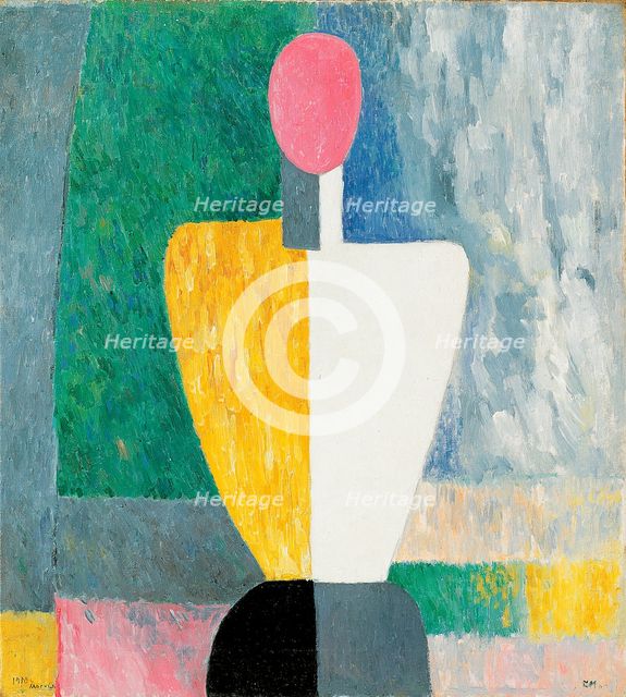 Torso (Figure with Pink Face)', 1928-1932.  Artist: Kazimir Malevich