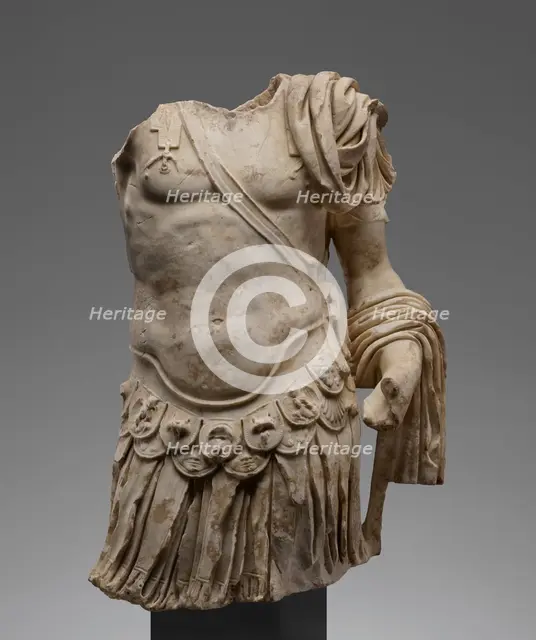 Torso of a Cuirassed Statue, A.D. 81-96. Creator: Unknown.