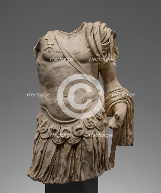 Torso of a Cuirassed Statue, A.D. 81-96. Creator: Unknown.
