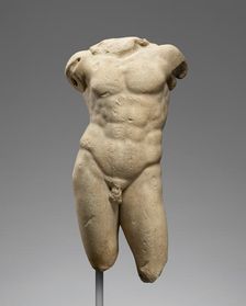 Torso of a Male Figure, 1st century A.D. Creator: Unknown