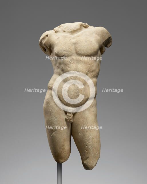 Torso of a Male Figure, 1st century A.D. Creator: Unknown.