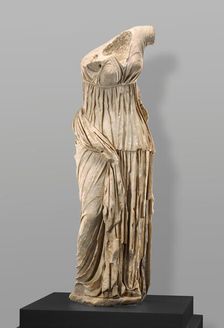 Torso of a Statue of a Draped Figure, possibly a Nymph or Muse, A.D. 1-199. Creator: Unknown