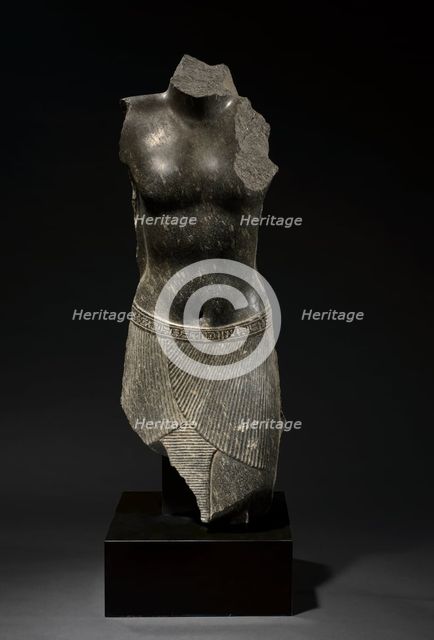 Torso of Amenpayom, probably 200-100 BC. Creator: Unknown.