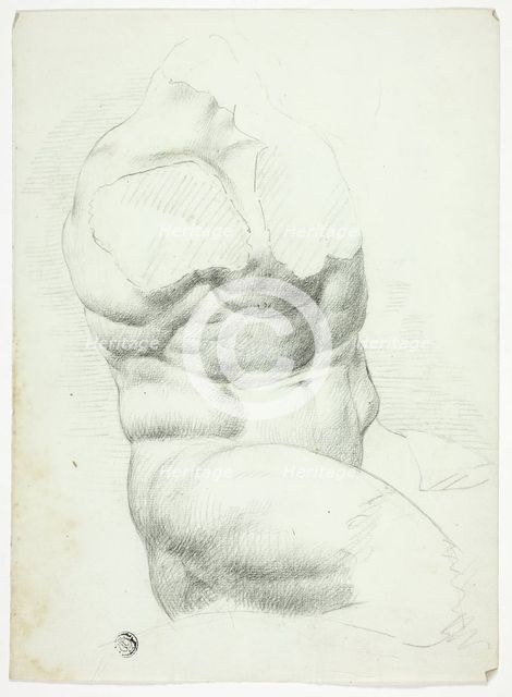 Torso of Ancient Statue, n.d. Creator: John Downman.