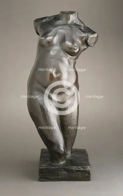 Torso of 'Peace', Study for 'Abundance' for 'The Triumph of the Republic', Probably cast later. Creator: Jules Dalou.