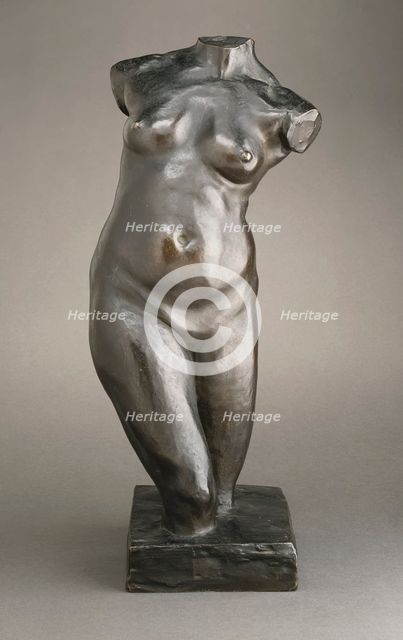 Torso of 'Peace', Study for 'Abundance' for 'The Triumph of the Republic', Probably cast later. Creator: Jules Dalou.