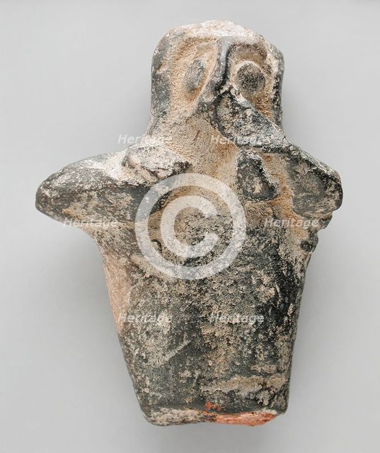 Torso or Upper Body with Hand to Mouth, Late Period (724-333 BCE). Creator: Unknown.