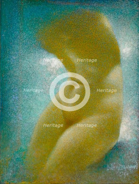 Torse de femme, . Creator: Lévy-Dhurmer; Lucien (1865-1953).