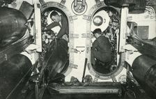 Torpedo tubes of a British submarine, World War II, 1945. Creator: Unknown