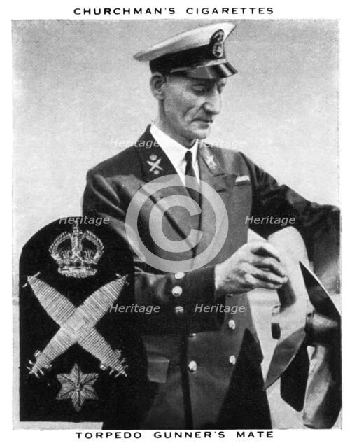 Torpedo Gunner's Mate, 1937.Artist: WA & AC Churchman