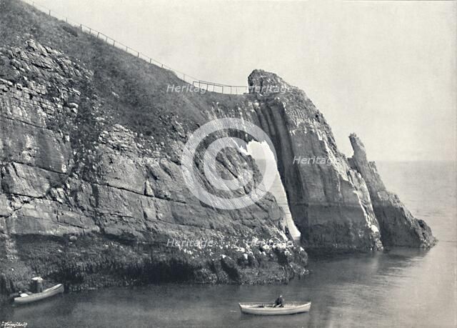'Torquay - The Natural Arch (London Bridge)', 1895. Artist: Unknown.