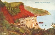 Torquay, Oddicombe Beach late 19th-early 20th century. Creator: Unknown