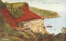 Torquay, Oddicombe Beach late 19th-early 20th century. Creator: Unknown