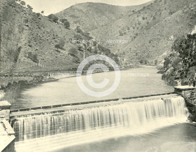 'Torrens' Weir, Adelaide', 1901. Creator: Unknown.