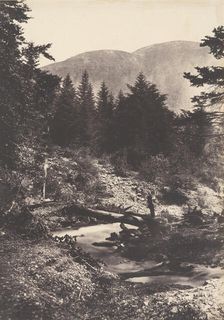 Torrent de la cascade des Demoiselles, Bagnères de Luchon., 1853. Creator: Joseph Vigier
