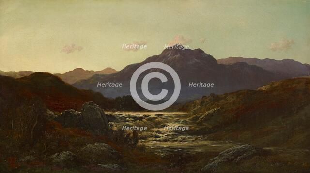 Torrent in the Highlands, 1881. Creator: Gustave Doré.