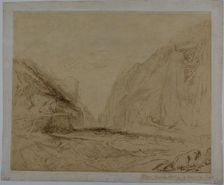 Torrent in Tyrol, n.d. Creator: John Ruskin
