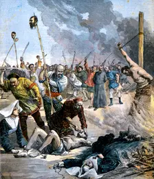 Torture and murder of Christian nuns and priests during the Boxer rising in China, 1891