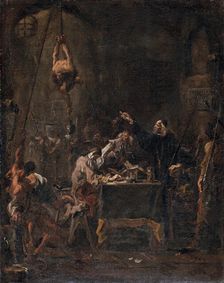 Torture Scene, 1727-1730. Creator: Alessandro Magnasco
