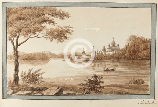 Torzhok, 1824-1830. Artist: Malmborg, Otto August (1795-1864)