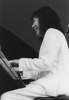 Toshiko Akiyoshi, Brecon Jazz Festival, Wales, 1995. Creator: Brian Foskett