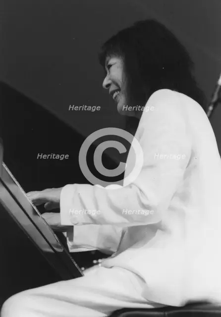 Toshiko Akiyoshi, Brecon Jazz Festival, Wales, 1995. Creator: Brian Foskett.