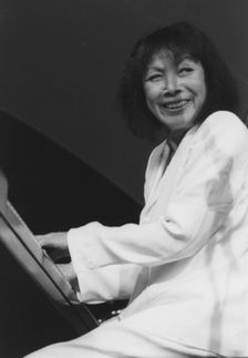 Toshiko Akiyoshi, Brecon Jazz Festival, Wales, 1995. Creator: Brian Foskett