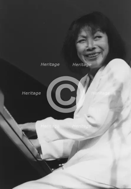 Toshiko Akiyoshi, Brecon Jazz Festival, Wales, 1995. Creator: Brian Foskett.