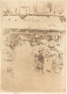 T.A. Nash's Fruit-Shop, c. 1886. Creator: James Abbott McNeill Whistler