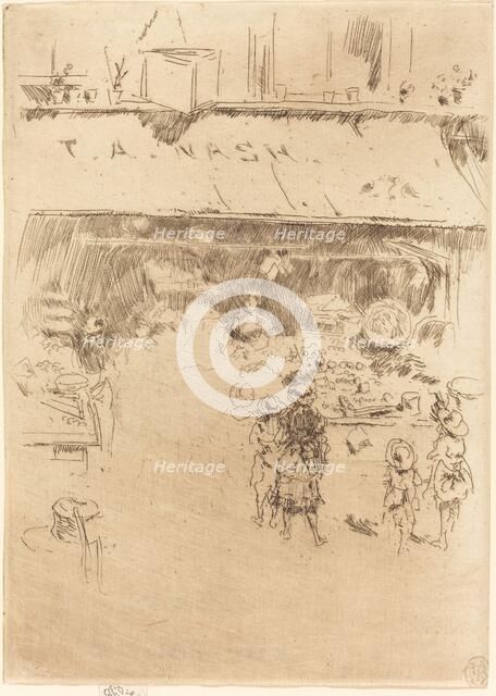 T.A. Nash's Fruit-Shop, c. 1886. Creator: James Abbott McNeill Whistler.