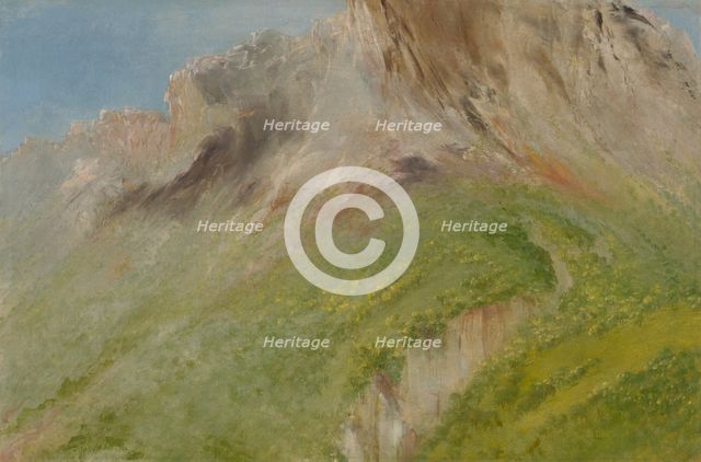 Ta-wa-que-nah, or the Rocky Mountain, Near the Comanche Village, 1834-1835. Creator: George Catlin.