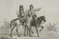 Tatar Knights, 1839. Creator: Augustin François Lemaitre