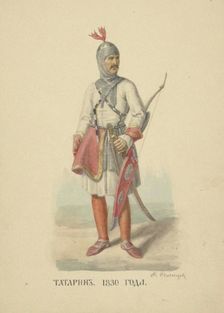 Tatar Man of 1830 (From the series Clothing of the Russian state), 1869