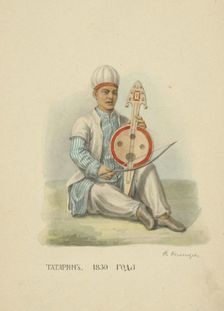 Tatar Man of 1830 (From the series Clothing of the Russian state), 1869