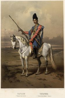Tatar (Transcaucasian Territory), 1862. Creator: Frants Taikhel