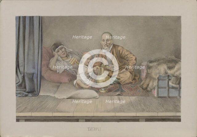 Tatars, 1862. Creator: Znamensky, Mikhail Stepanovich (1833-1892).