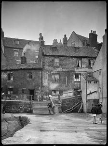 Tate Hill, Whitby, Scarborough, North Yorkshire, 1925-1935. Creator: Marjory L Wight