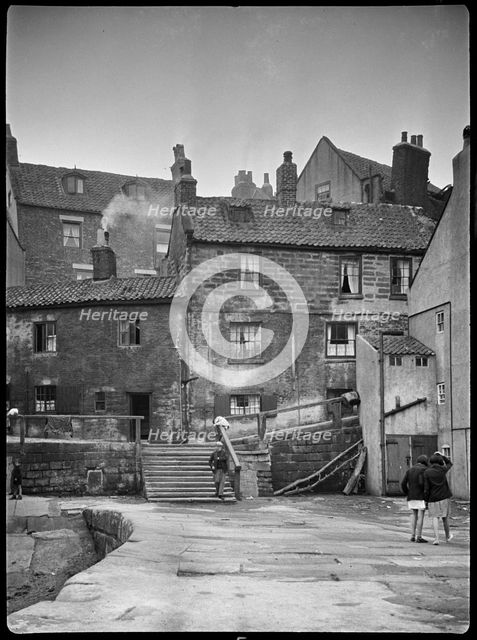 Tate Hill, Whitby, Scarborough, North Yorkshire, 1925-1935. Creator: Marjory L Wight.
