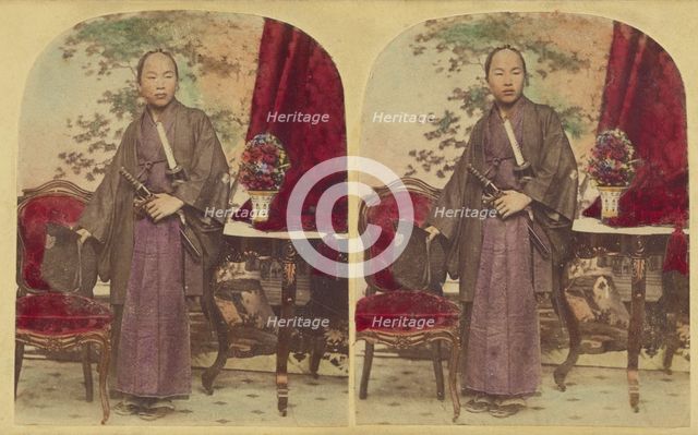 Tateishi Onojiro-Noriyuki, Interpreter-in-Training, Member of the First Japanese Diplom..., neg 1860 Creator: Charles De Forest Fredricks.
