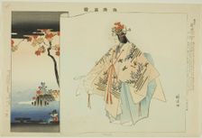 Tatsuta, from the series "Pictures of No Performances (Nogaku Zue)", 1898. Creator: Kogyo Tsukioka
