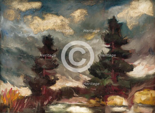 Tatra landscape, 1927-1934. Creator: Zolo Palugyay.