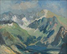 Tatra landscape, after 1930. Creator: Karol Polónyi