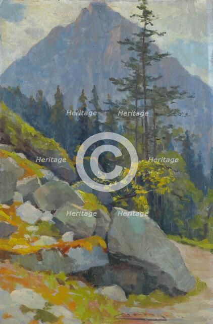 Tatra Motif, 1935. Creator: Ludovit Cordak.