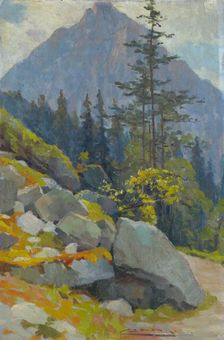 Tatra Motif, 1935. Creator: Ludovit Cordak