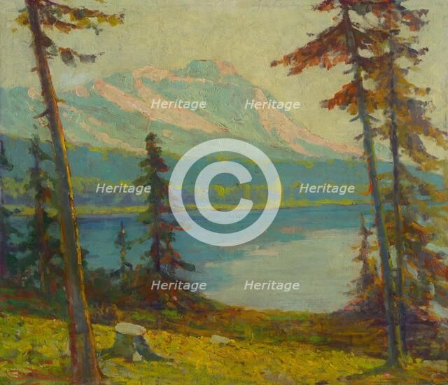Tatra Mountain Lake, 1934-1937. Creator: Ludovit Cordak.