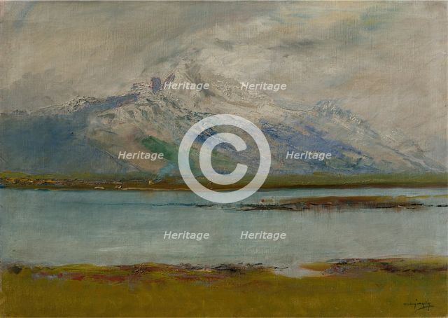 Tatra Mountain Landscape, 1890-1895. Creator: Ladislav Mednyanszky.