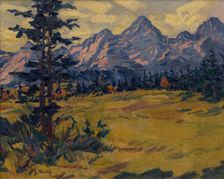Tatras Landscape, around 1940. Creator: Gustav Mally