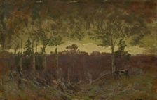 Tatras landscape, early evening, after 1900. Creator: Ferdinand Katona